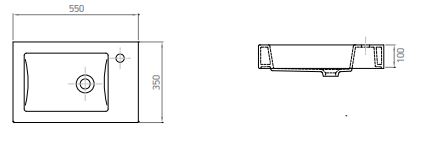 LAPINO Minos Counter Top Wash Basin