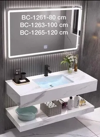 D&N Porcelain Vanity Counter 120x50x20cm