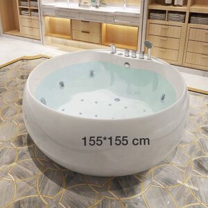 JBT-095 D&N Bathtubs Jacuzzi 155x155x66cm