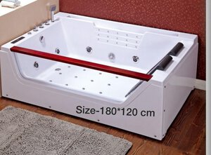 JBT-676 D&N Bathtubs Jacuzzi 180 x 120 x 62cm