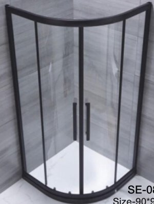 SE-086 D&N Shower Enclosure - Curved Door 90x90x190cm