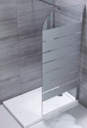 SE-096 D&N Walk-In Shower Enclosure 110 x 200cm
